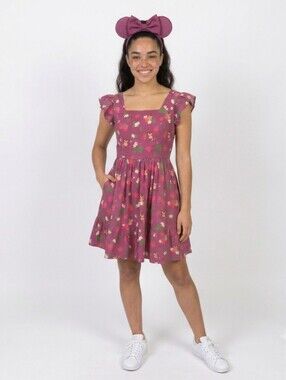 BoxLunch Disney Pixar Toy Story Lotso Strawberry Mini Tie Back Dress - Medium